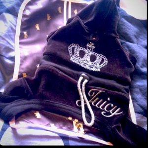 Rare***JUICY COUTURE JUMPSUIT FOR SMALL DOG